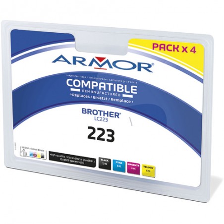 Compatible Brother LC223 - Pack 5 cartouches d'encre