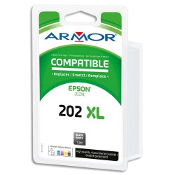 ARMOR Cartouche compatible Jet d'encre EPSON 202XL Noir pigmenté B12723R1