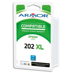 ARMOR Cartouche compatible Jet d'encre EPSON 202XL Cyan B12724R1
