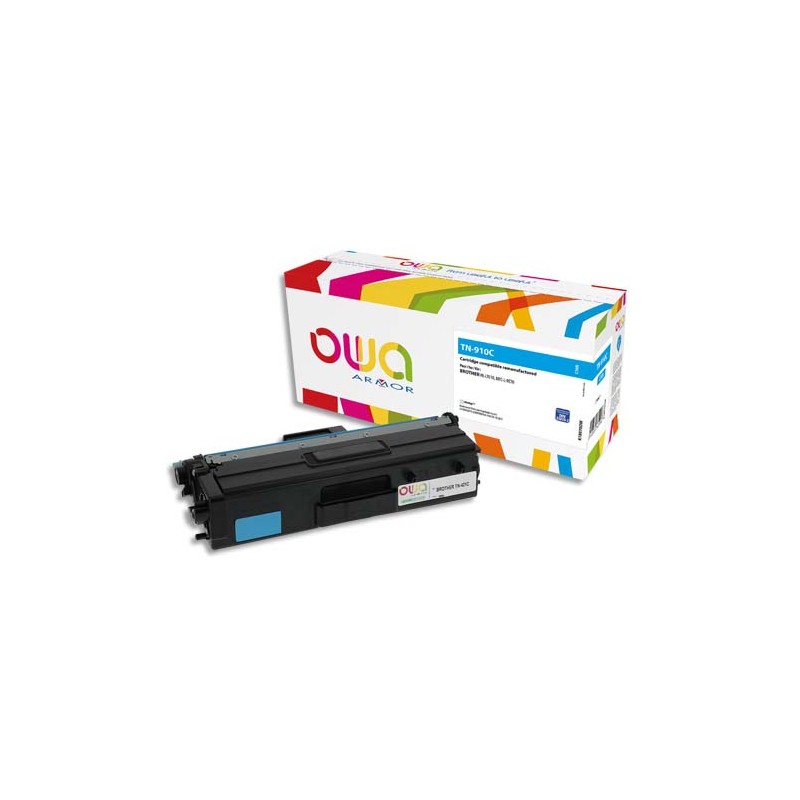 OWA Toner compatible BROTHER TN910 Cyan K18070OW