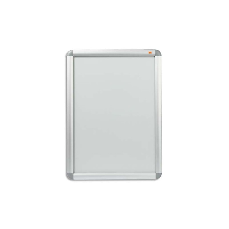 NOBO Vitrine cadre clipsable en aluminium et écran anti-reflet en PVC. Format A2