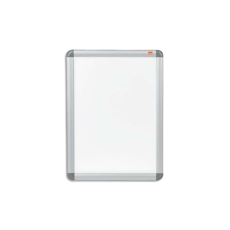 NOBO Vitrine cadre clipsable en aluminium et écran anti-reflet en PVC. Format A3