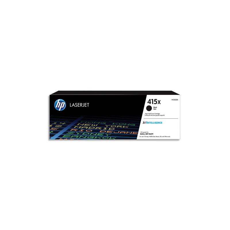 HP Cartouche laser 415X Black W2030X