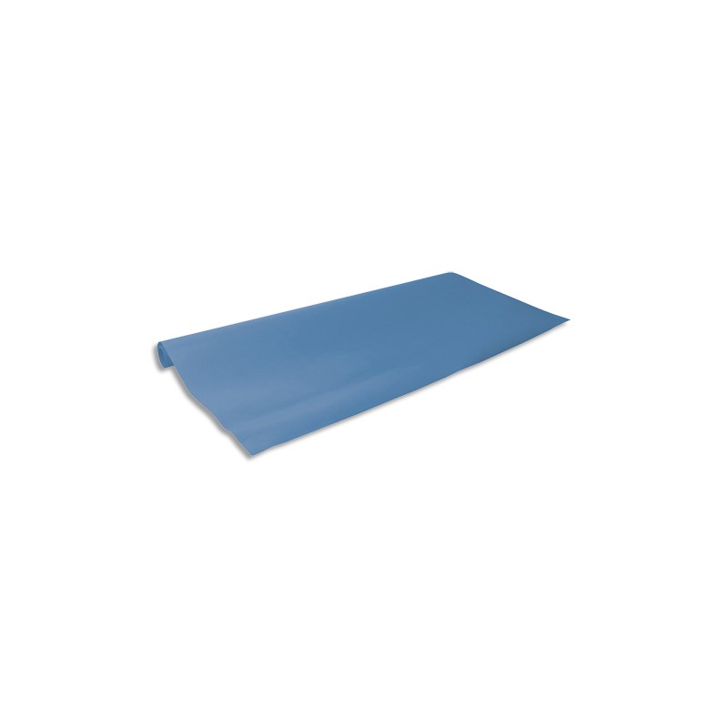 CLAIREFONTAINE Rouleau papier kraft couleur vergé 65g format 3x0.70m, coloris Bleu