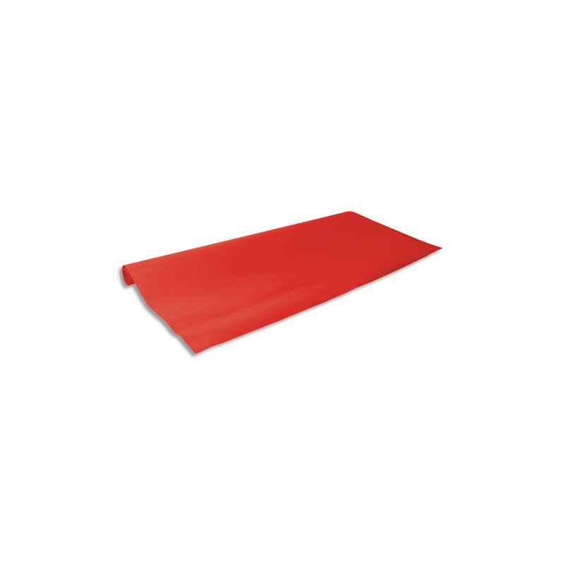 CLAIREFONTAINE Rouleau papier kraft couleur vergé 65g format 3x0.70m, coloris Rouge
