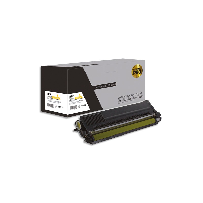 PSN Cartouche compatible laser pro jaune Brother TN-320, TN-325, L1-BTTN325Y-PRO