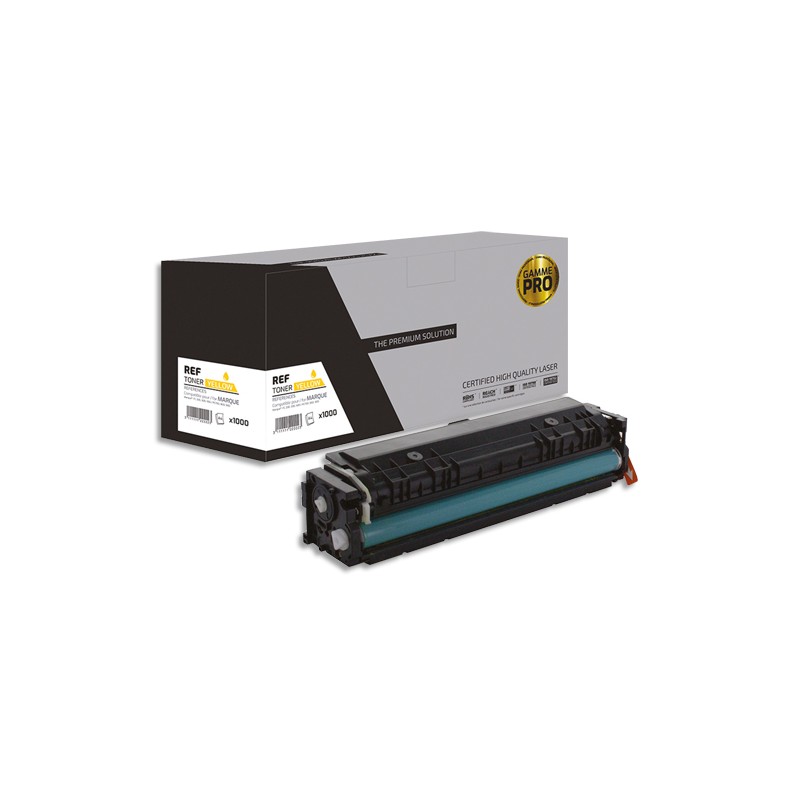 PSN Cartouche compatible laser pro jaune HP CF542X, 203X, L1-HT203XY-PRO