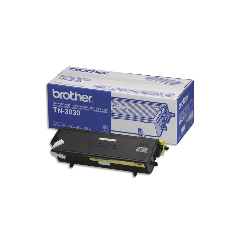 BROTHER Cartouche Laser Noir TN3030 (3500 pages) pour imprimante HL 5130