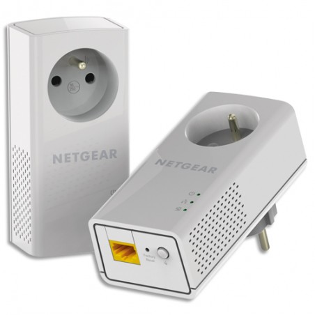 NETGEAR Pack de 2 boitiers CPL 1000Mbit/s PLP1000-100FRS
