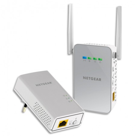 NETGEAR Pack 2 boitiers CPL spécial WiFi 1000Mbit/sPLW1000-100PES
