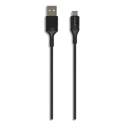 GREEN-E Câble micro USB 2m Noir 2,4A, 12W GR1036