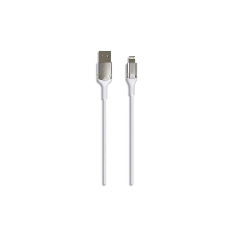 GREEN-E Câble lightning/USB-A 1,2m Blanc 2,4A, 12W GR2040