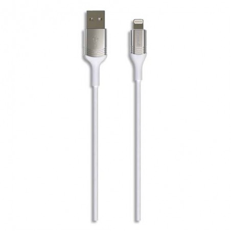 GREEN-E Câble lightning/USB-A 2,5m Blanc 2,4A, 12W GR2083