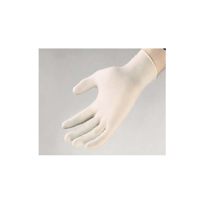 Boîte distributrice 100 gants économiques en latex légèrement poudrés L24 cm Ambidextres Taille 9-10