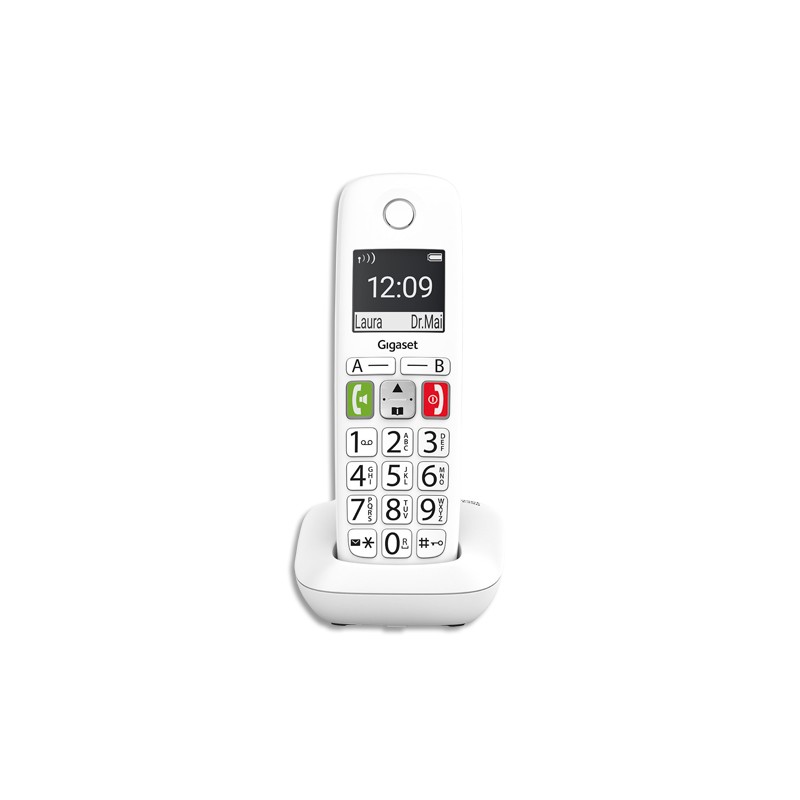 GIGASET Téléphone sans fil E290 solo blanc S30852-H2901-N102