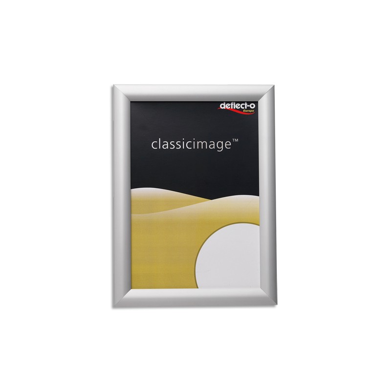 DEFLECTO Porte-visuel avec cadre clipsable A4. Livré avec fixation. Dim : 24 x 32,7 x 1,2 cm