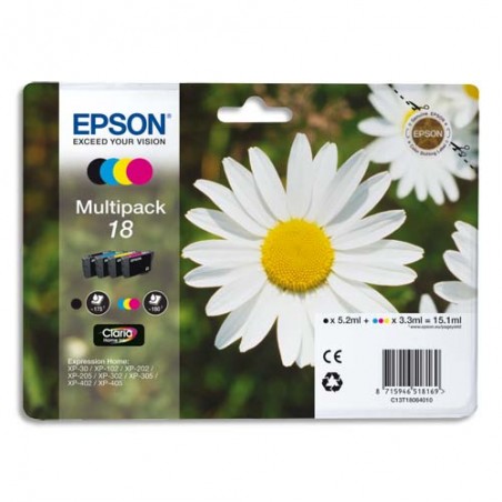 EPSON Multipack 4 couleurs C13T18064010