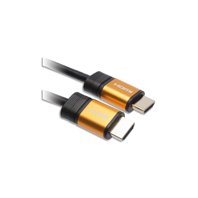 APM Câble HDMI Mâle/Mâle 4K/3D 1,8m Or 590466