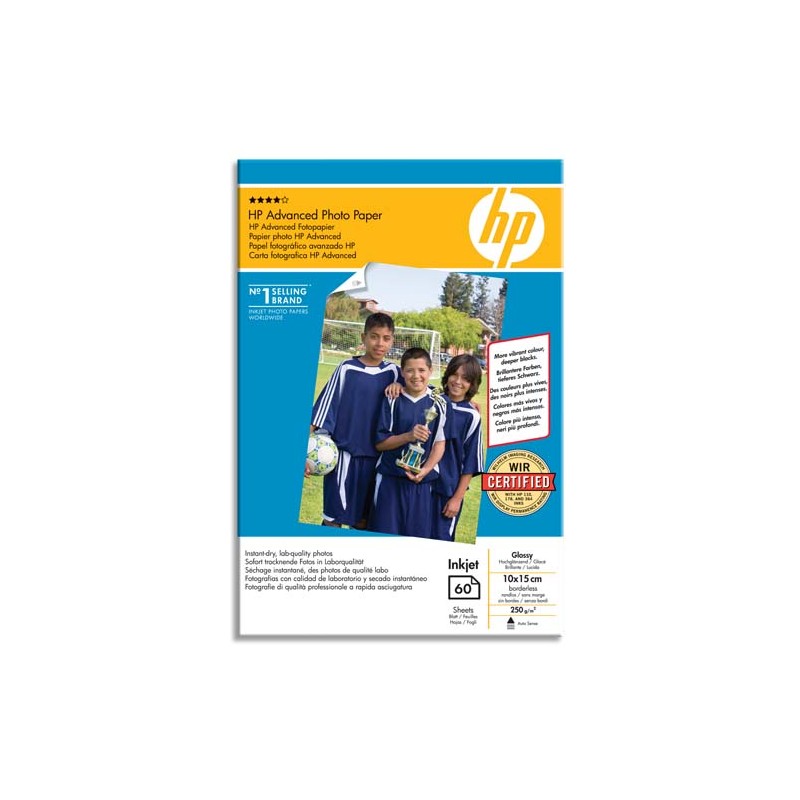 HP papier brillant 250g A4