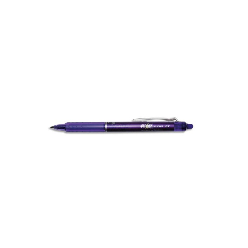PILOT Stylo Roller FriXion Clicker rétractable, pointe moyenne Violet
