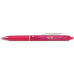 PILOT Stylo Roller FriXion Clicker rétractable, pointe moyenne Rose