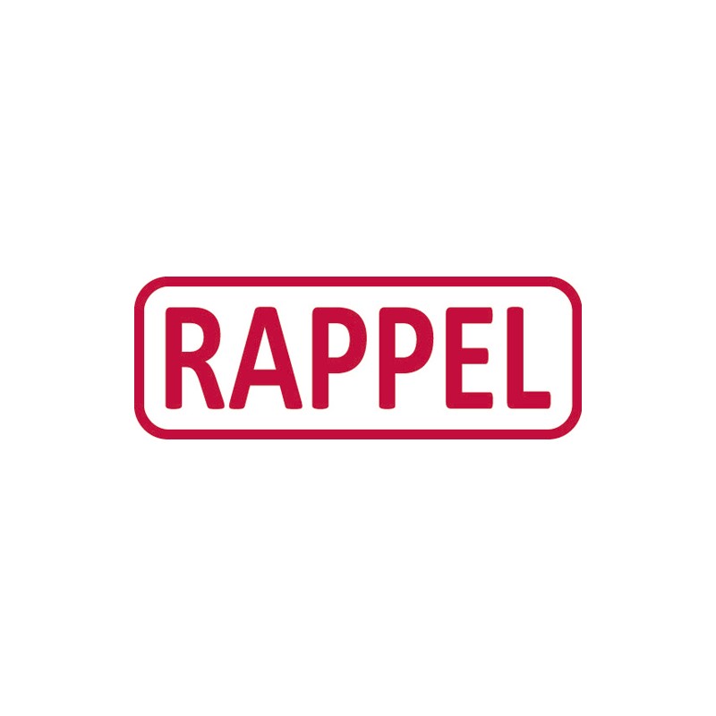 TRODAT Timbre formule RAPPEL - Xprint à encrage automatique Rouge. Dim.empreinte 45x16mm
