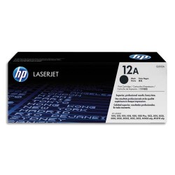 HP Lot de 2 cartouches Laser Noir Q2612AD