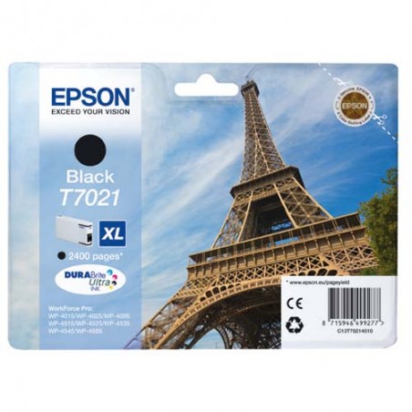 EPSON Cartouche Jet d'encre Noir XL Tour Eiffel C13T702140
