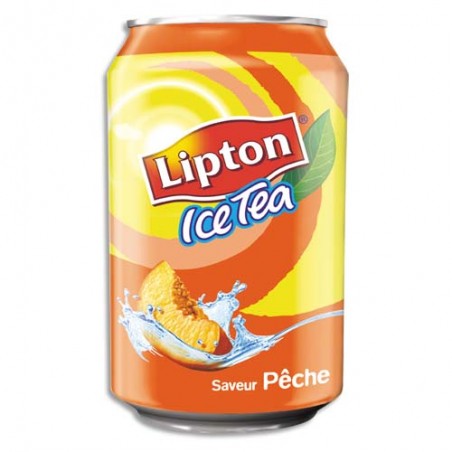 LIPTON Cannette d'Ice Tea Pêche de 33 cl