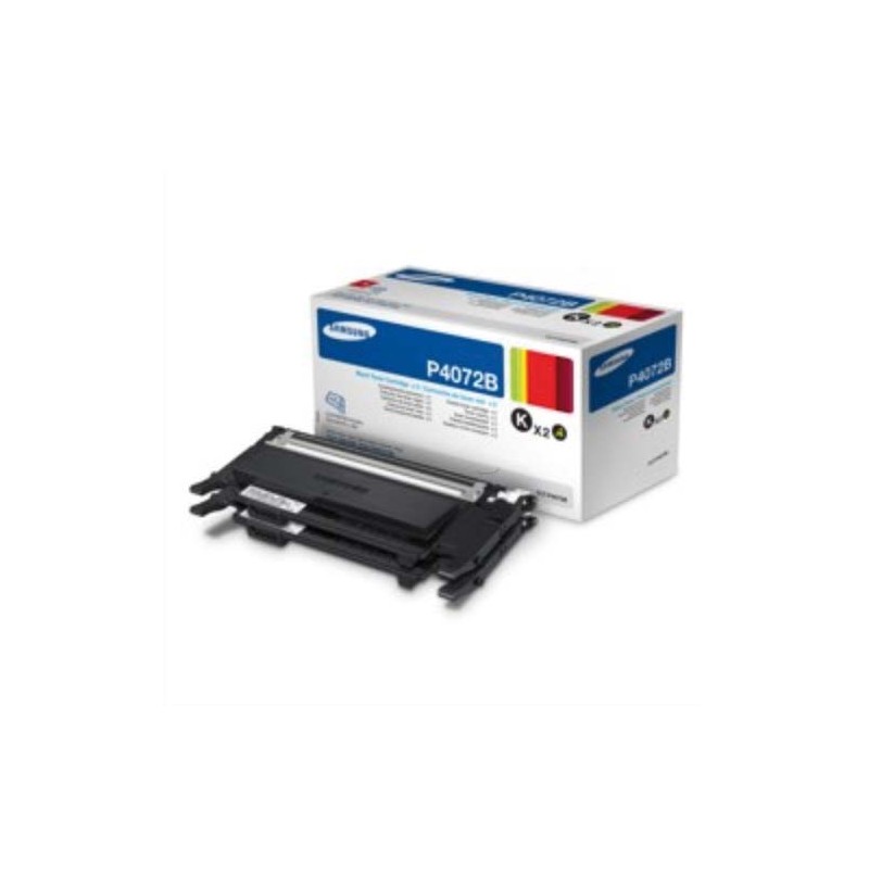 SAMSUNG Cartouche Laser Noir Twin Pack pour imprimante Laser couleur-CLT-P4072B