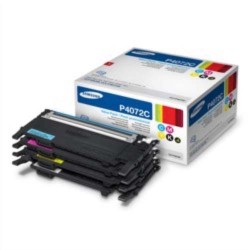 SAMSUNG Cartouche Laser pack 4 couleurs pour imprimante Laser couleur-CLT-P4072C