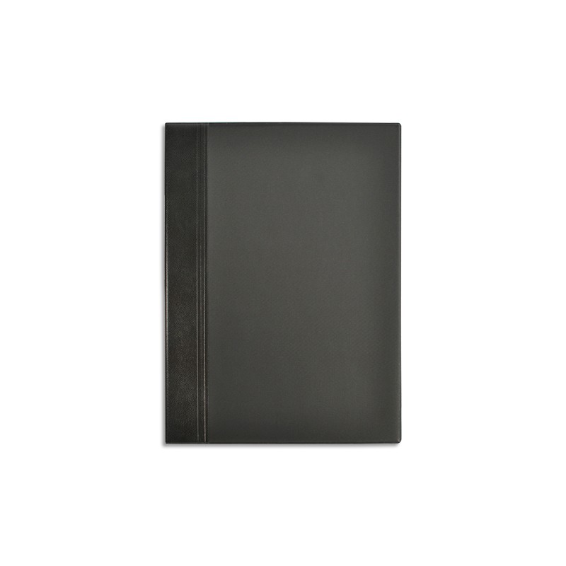 OXFORD Protège documents ELEGANCE 40 vues, 20 pochettes. En PVC opaque ultra rigide. A4. Coloris Noir