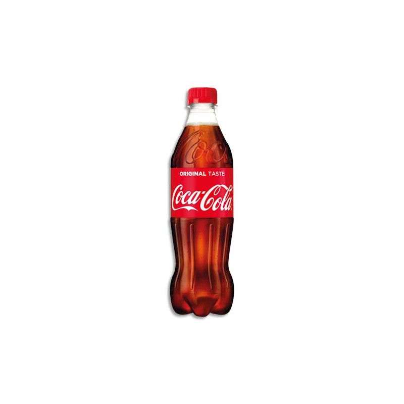 COCA-COLA Bouteille plastique de boisson gazeuse pétillante de 50 cl