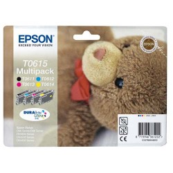 EPSON Multipack T061 composé de 1 cartouche Noire et de 3 cartouches couleurs C13T061540A0