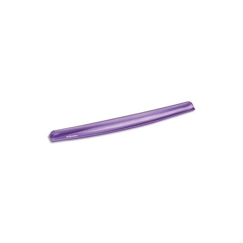 FELLOWES Repose-poignet pour clavier gel crystal Violet 91437