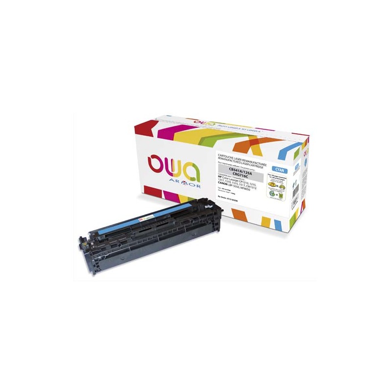 OWA Cartouche compatible Laser Cyan CB541A K15105OW