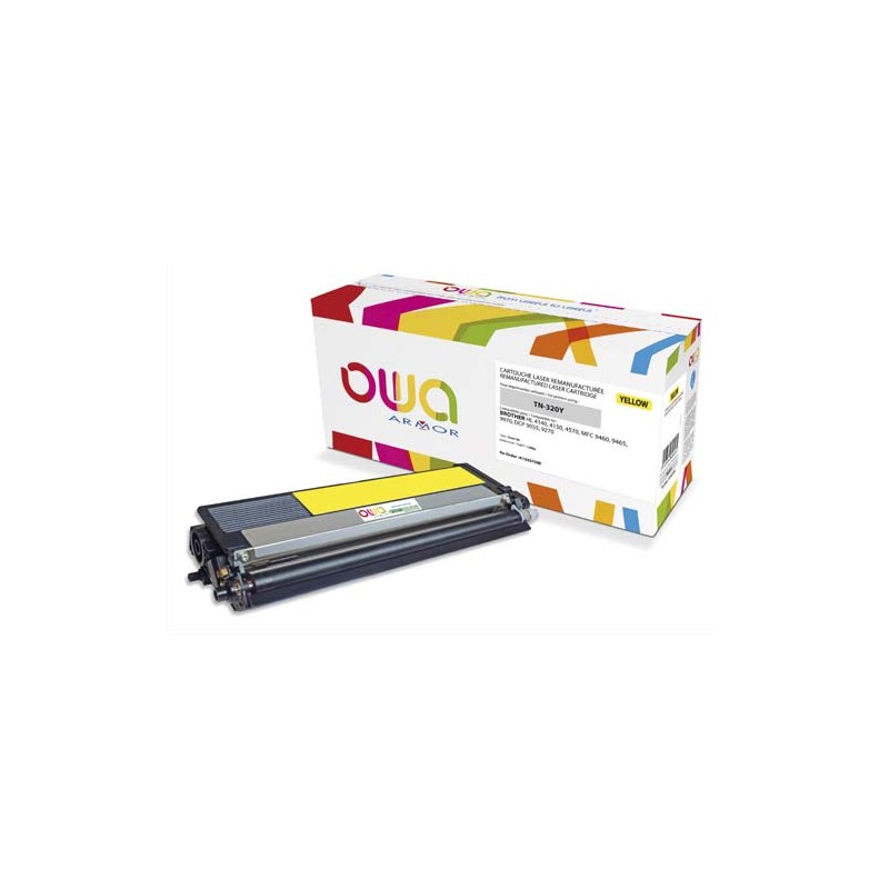 OWA Cartouche Laser compatible BROTHER TN-320Y K15457OW