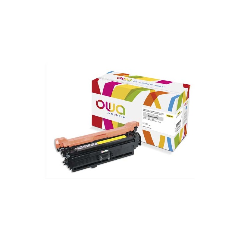 OWA Toner compatible Jaune CE402A K15540OW