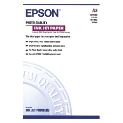 EPSON Boîte de 100 feuilles de papier couché format A3 référence C13S041068.