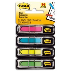 POST-IT Marque-pages POST-IT® flèches (4x24) couleurs vives