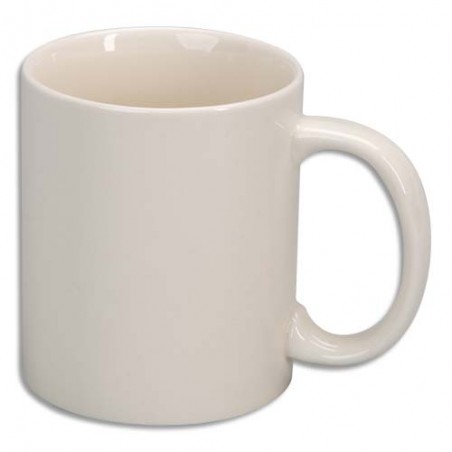O COLOR Lot de 6 mugs en céramique émaillée de haute qualité. A décorer