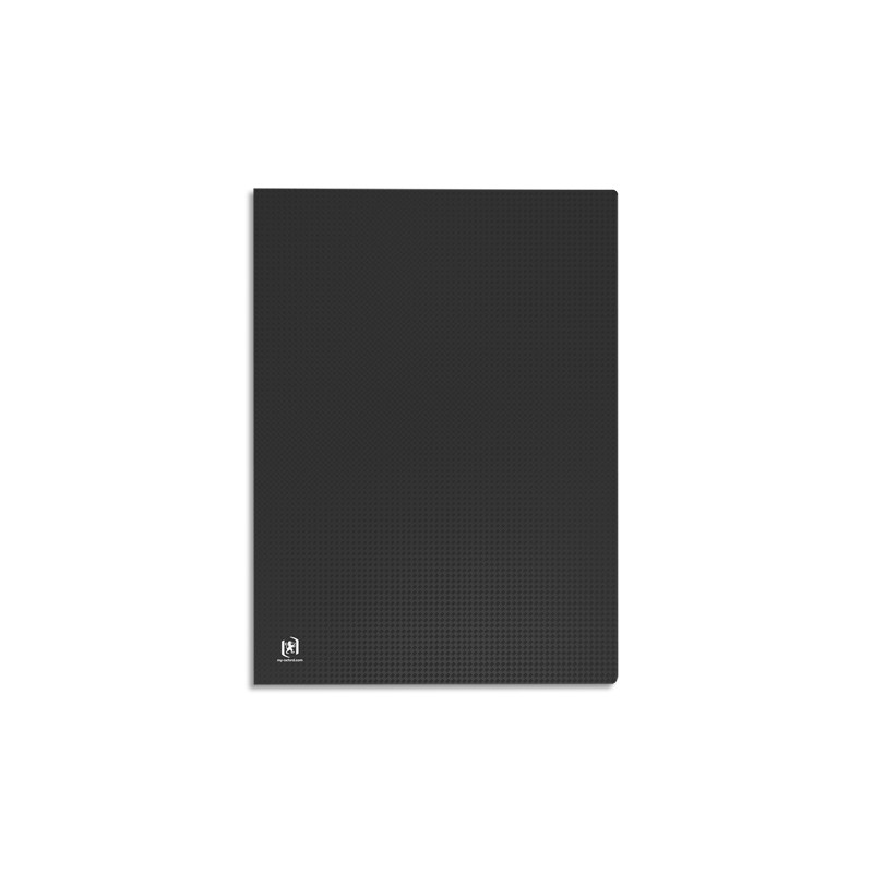 OXFORD Protège documents MEMPHIS 40 vues, 20 pochettes. En polypropylène opaque. Format A3. Coloris Noir
