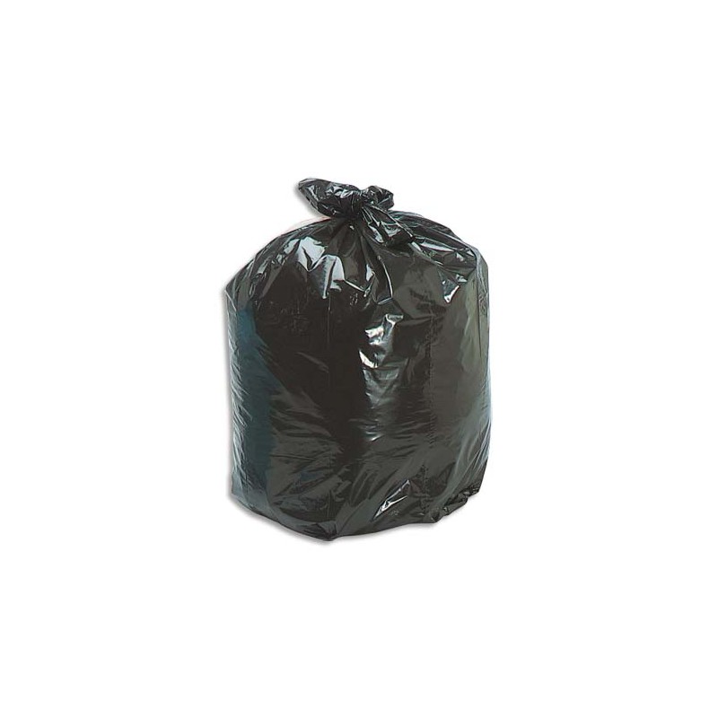Boîte de 500 sacs poubelles 50 litres Noir 30 microns