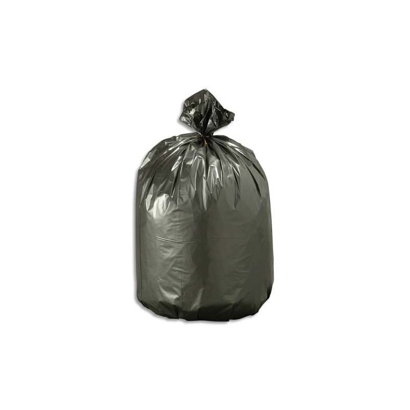 Boîte de 250 sacs poubelles Noirs top qualité NF 110 litres 38 microns