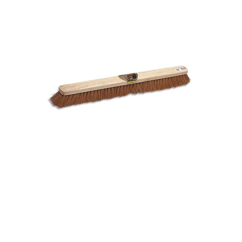 BROSSERIE THOMAS Balai coco d'intérieur monture en bois douille en métal Largeur 100 cm