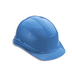 DELTA PLUS Casque de sécurité en polyéthylène avec bandeau de tour de tête réglable EN397 Bleu