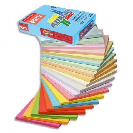 INAPA Ramette 250 feuilles papier couleur intense ADAGIO Jaune intense A4 160g
