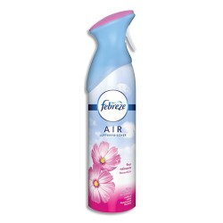 FEBREZE Aérosol de 300 ml parfum Fleur naissante, élimine complétement les odeurs même tenaces