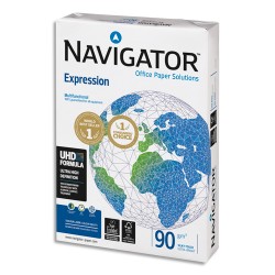 NAVIGATOR Ramette 500 feuilles papier extra Blanc Navigator Expression A4 90G CIE 169