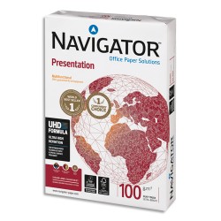 NAVIGATOR Ramette 500 feuilles papier extra Blanc Navigator Presentation A4 100G CIE 169